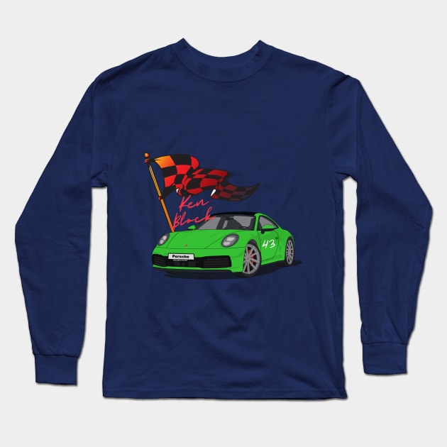 Ken Block 43 Long Sleeve T-Shirt by Liostore